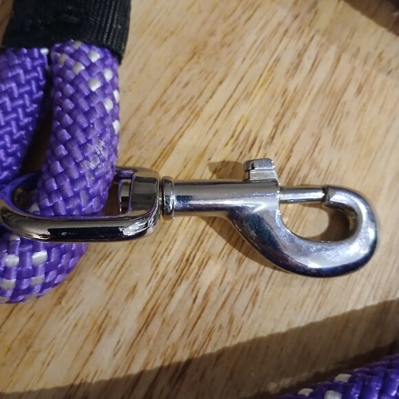 Zippy Paws Climbers Rope Leash Original 6 Ft - Purple Dog Lead - Picture 3 of 3